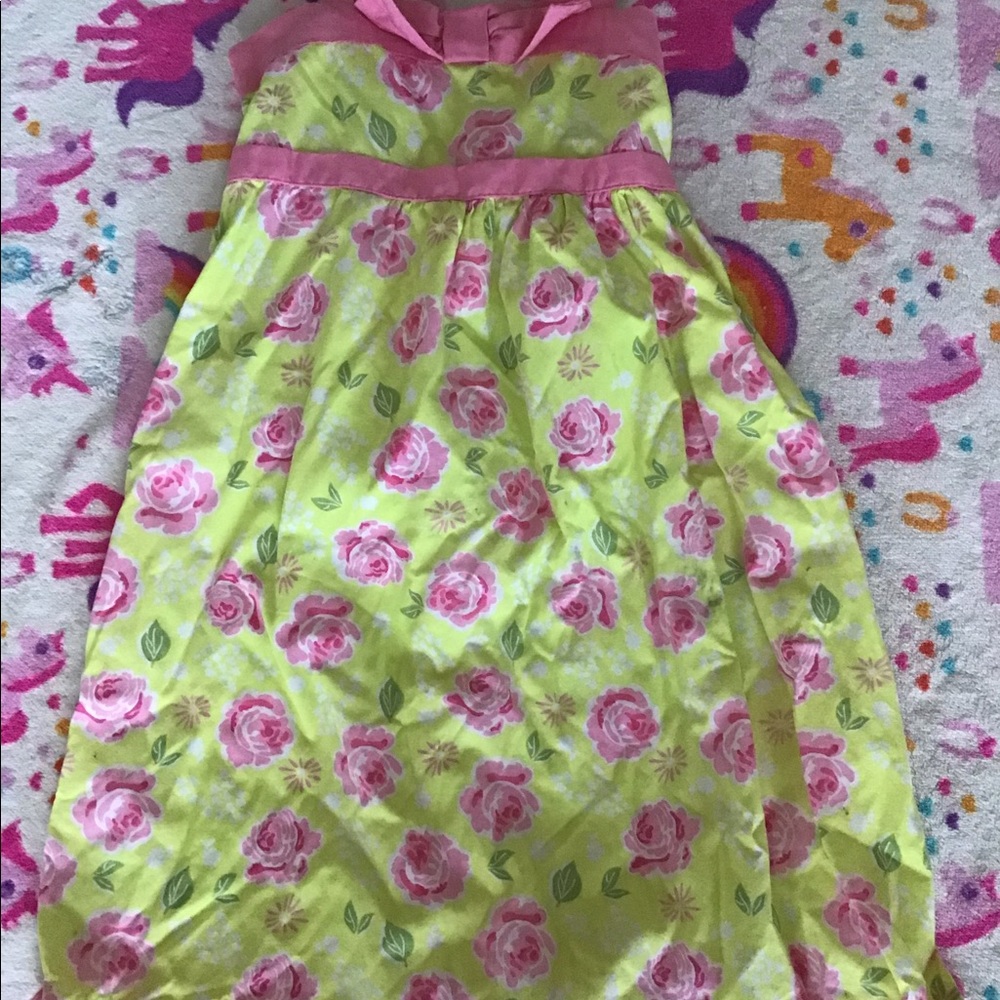 A dress with flowers